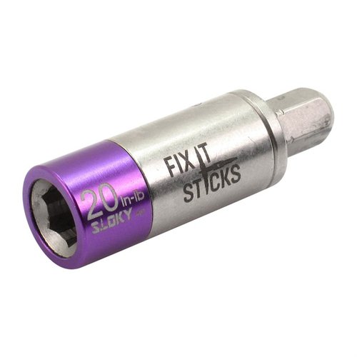 El limitador de torque Miniature de Fix It Sticks es ligero, portátil y se adapta a cualquier destornillador de ¼”, asegurando un apriete preciso sin exceso de torque.