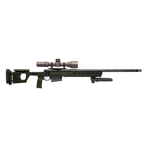 El chasis Magpul Pro 700L ofrece ajuste completo, diseño ambidextro y comodidad ergonómica, ideal para rifles Remington 700 de acción larga.