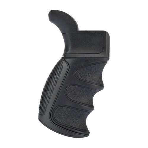 El grip AR-15 X1 reduce el retroceso, mejora la comodidad y el control, es resistente a químicos y temperaturas extremas, y se instala fácilmente.