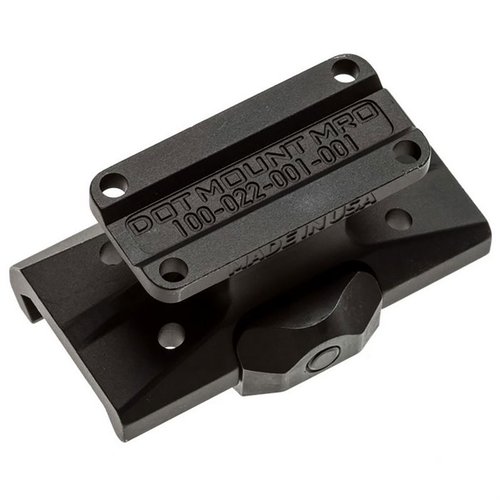 El montaje Reptilia DOT para el Trijicon MRO está hecho de aluminio 7075-T6, ofrece un co-witness bajo 1/3 y es resistente a los golpes y al desgaste.
