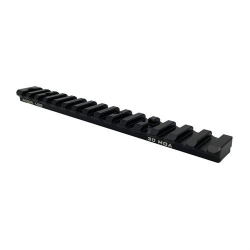 Mejora tu Tikka T1X con el riel 1913 de AREA 419, fabricado en aluminio 7075, sin bordes afilados y con opción de 15 o 30 MOA para mayor precisión.