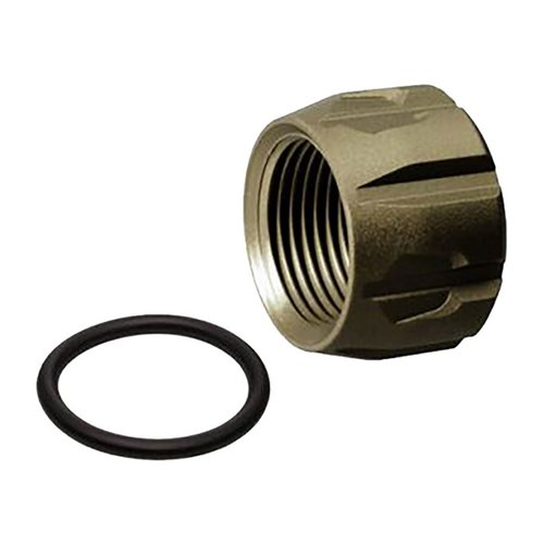 El SI Barrel Thread Protector es un protector de rosca de aluminio que protege tu cañón y roscas, añadiendo estilo y funcionalidad a tu pistola.