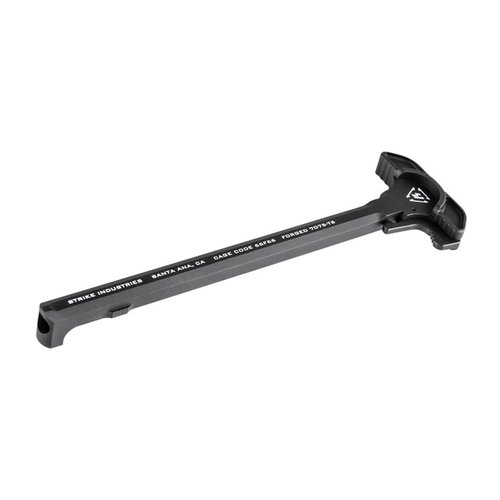 Descubre el ARCH Charging Handle de Strike Industries: duradero, ergonómico y de alta calidad, diseñado para un carga suave y eficiente en tu rifle.