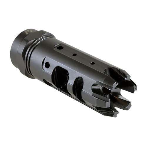 El King-Comp de Strike Industries reduce el retroceso y la conmoción lateral gracias a su diseño de doble cámara y puertos de gas angulados, ¡ideal para tu arma!