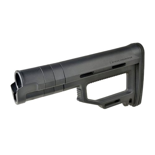 El AR-15 Modular Fixed Stock de Strike Industries ofrece la versatilidad de un stock colapsable con la robustez y ergonomía de un stock fijo, ajustable a tu medida.