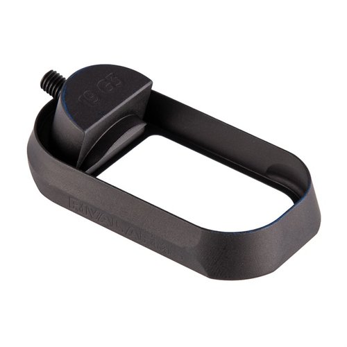El magwell de dos piezas para Glock® 19 facilita la carga rápida de cargadores, ahorrándote tiempo en el campo de tiro y mejorando tu rendimiento.