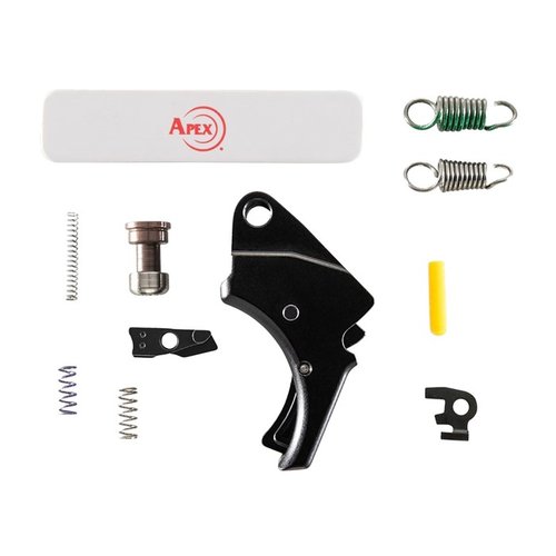 Mejora tu S&W M&P M2.0 con el kit de gatillo Apex Tactical: tirada más suave, menor recorrido y peso de 3 a 4 libras. ¡Instalación fácil y segura!