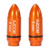 Los AMMO SNAP CAP DUMMY ROUNDS de A-ZOOM son perfectos para practicar carga, descarga y disparo en seco, mejorando tus habilidades de tiro y manejo de armas.