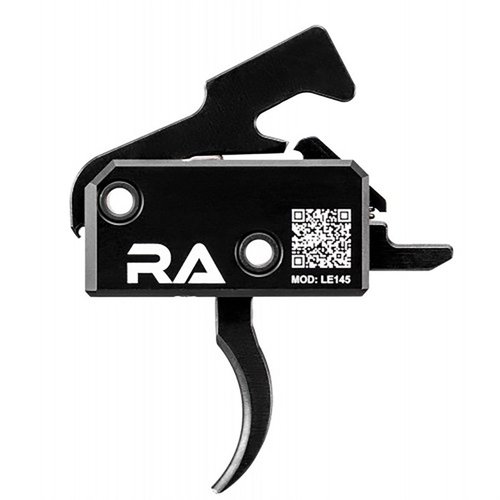 El gatillo RISE ARMAMENT LE145 de 4.5 lb ofrece un disparo limpio y balanceado, fácil de instalar, ideal para situaciones de alta adrenalina y seguridad mejorada.