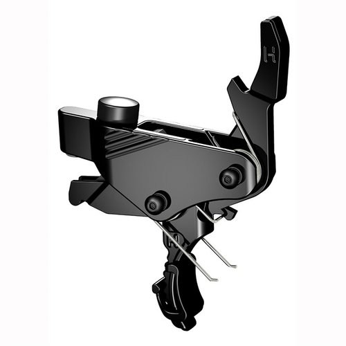 Disfruta de un gatillo drop-in de 2 lbs, con un golpe de martillo MIL-Grade, sin LPS, y un tacto suave y pulido, perfecto para cualquier tipo de tiro.