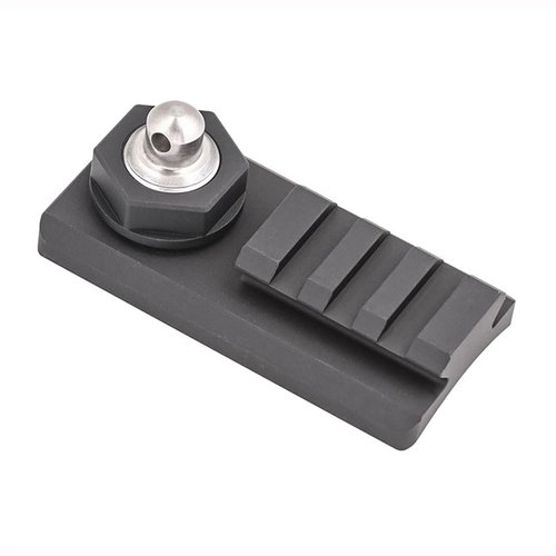 El Adaptador de Riel Sling Stud de Accu-Tac permite montar tu bipode en el sling stud de tu rifle, fabricado en aluminio 6061 y con recubrimiento anodizado.