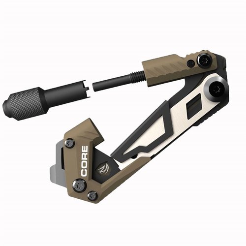El GUN TOOL CORE AR15 es la herramienta compacta perfecta para limpiar tu BCG, despejar atascos y ajustar ópticas, ¡ideal para tiradores serios!