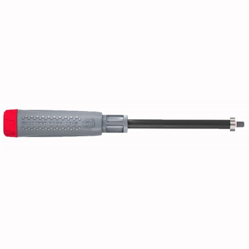 El CHAMBER BOSS - AR-15 de REAL AVID facilita la limpieza del carbono en la cámara, con herramientas almacenadas en un mango ergonómico y un Pivot Lock para mayor comodidad.