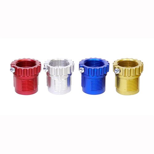 Los SPLINE DRIVE BREECH LOCK BUSHINGS de LEE PRECISION permiten una instalación rápida y precisa de tus dies, con un diseño anodizado para fácil identificación.
