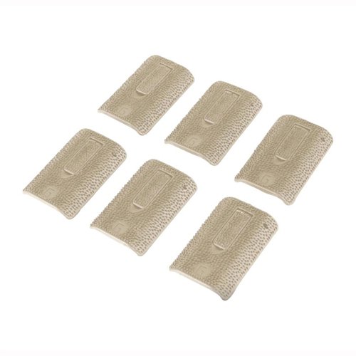 Los M-LOK Rail Panels de Geissele mejoran el agarre de tu carabina con su textura agresiva, fabricados en polímero de grado defensa, disponibles en negro y DDC.