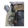 El Modular Holster Adapter elimina el movimiento no deseado, es de aluminio resistente, se adapta a varios sistemas de liberación rápida y ofrece múltiples ajustes de altura.