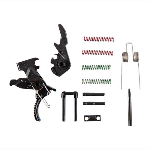 Los gatillos HIPERFIRE Xtreme 2-stage ofrecen un disparo limpio y ajustable, energía de golpe superior y son compatibles con AR-15 y más, ¡para que siempre vayas a lo seguro!
