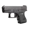 Los WRAPTER RUBBER ADHESIVE GRIPS de HOGUE ofrecen un agarre superior, son 30% más delgados que una tarjeta de crédito y se ajustan perfectamente a tu Glock® 26 Gen 3.