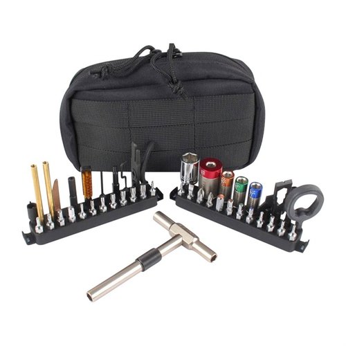 El kit THE WORKS de Fix It Sticks ofrece precisión, versatilidad y comodidad ergonómica, ideal para el mantenimiento de tu AR-15 con herramientas esenciales.