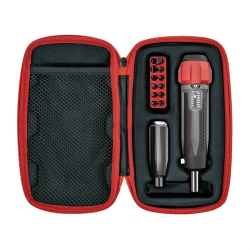 El SMART-TORQ® Precision Torque Driver de Real Avid ofrece ajustes de torque precisos, agarre ergonómico y un set de 12 bits para montaje de ópticas.