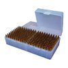 La caja de municiones FLIP TOP de MTM CASE-GARD es indestructible, con bisagra mecánica de 25 años y cierre Snap-Lock, ideal para tus sesiones de tiro.