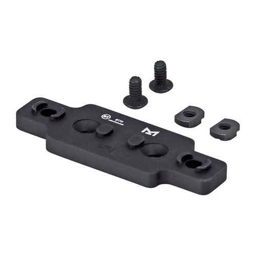 El adaptador M-LOK para bipodes ATLAS® te permite montar fácilmente bipodes con diseño "NC" en sistemas M-LOK, fabricado en aluminio 6061-T6 y anodizado.
