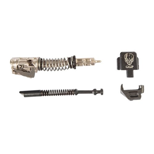 Completa tu slide con el GGP Slide Completion Kit, que incluye casi todas las piezas internas necesarias para ensamblar tu SIG P320 en 9mm.