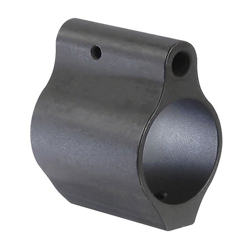 Los Micro Gas Blocks de Midwest Industries son ligeros, de perfil bajo y se ajustan bajo la mayoría de los handguards, asegurándose con dos set screws.