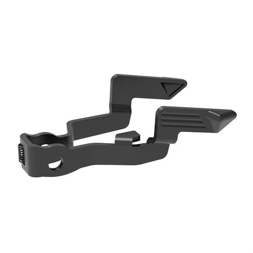 Mejora tu agarre con el EXTENDED & RAISED SLIDE RELEASE para GLOCK, aumentando la precisión y velocidad, y facilitando recargas con su diseño ergonómico.
