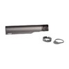 El tubo de buffer Geissele Premium Mil-Spec es de aluminio 7075-T6, resistente, con 6 posiciones y compatible con la mayoría de las culatas AR-15.