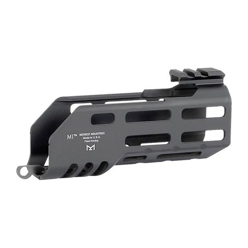 Mejora tu Sig Sauer Rattler con la mano M-LOK de Midwest Industries: ligera, fácil de instalar y con 11 ranuras M-Lok para máxima versatilidad.