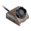 El Hot Button de Unity Tactical ofrece un control ergonómico con un botón a 45 grados, asegurando un uso seguro y limpio en rieles Picatinny y M-LOK.