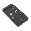 La placa de montaje V4 MIL/LEO de C&H Precision, hecha de aluminio 6061, es ideal para tu Glock, con soporte para ópticas RMR y tornillos Torx para máxima retención.