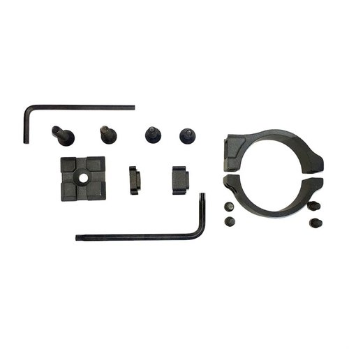 Los anclajes Send It de Long Range Arms son perfectos para montar niveles en tubos de mira de 1", 30mm y 34mm, con un acabado negro mate y versatilidad en su instalación.