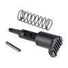 El AR-15 Extended Forward Assist de Strike Industries ofrece un diseño L-texturizado, ligero de aluminio 6061-T6 y un botón ampliado para un mejor control y estilo.