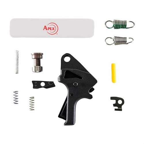 Mejora tu M&P M2.0 con el Apex Forward Set Trigger Kit: reduce el peso del gatillo en 2 lbs, acorta el recorrido y ofrece un disparo suave y preciso.