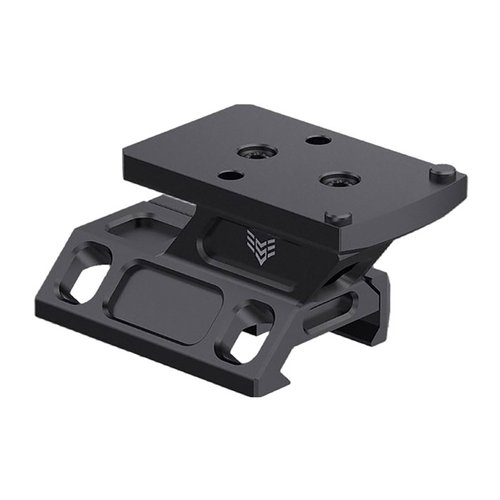 El Rebel Riser Dot Sight Mount de SWAMPFOX OPTICS es ligero, duradero y versátil, con una base adaptable para co-witness en tus armas.