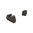 AMERIGLO OPTIC COMPATIBLE SIGHT SET FOR GLOCK G1-5 SERRATED BLACK