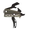 El AR-15 ICONIC TRIGGER de Rise ofrece un disparador de dos etapas con un primer stage suave, un break ultra-crisp y fácil instalación con pines anti-walk.