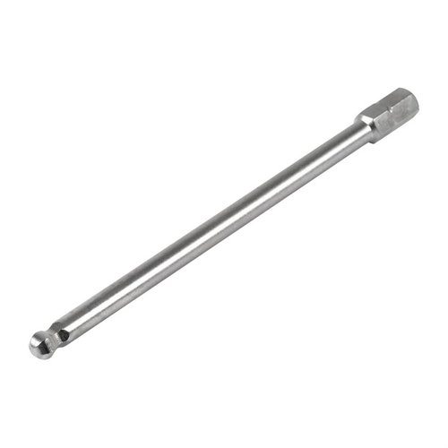 Los Extended Action Bits son ideales para apretar tornillos de difícil acceso, con un diseño de bola y un eje de 4" que se adapta a cualquier destornillador estándar.
