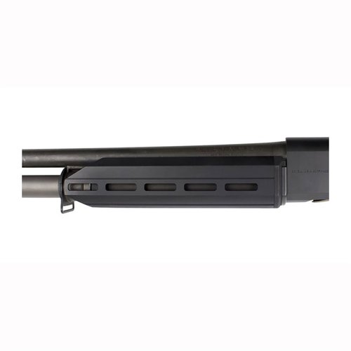 Los forends de aluminio Truckee para Benelli M4 tienen puntos de anclaje M-LOK® y están disponibles en longitudes de 8.5" y 11", con un acabado negro elegante.