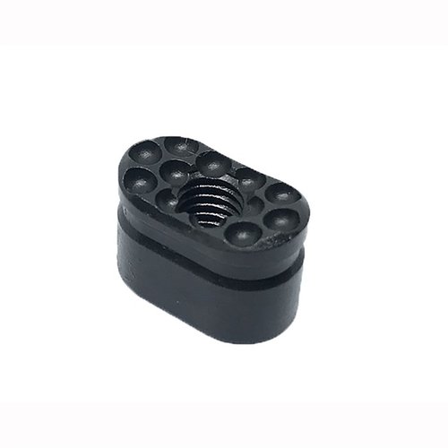 El EMR-H de FORWARD CONTROLS DESIGN tiene una superficie curvada y estriada que se adapta a tu dedo, mejorando el control y la comodidad al liberar el cargador.