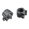 Los anillos Picatinny de 30mm de Weaver ofrecen máxima seguridad con 6 tornillos, diseño mejorado y acabado anodizado Tipo III, ideales para rifles tácticos.