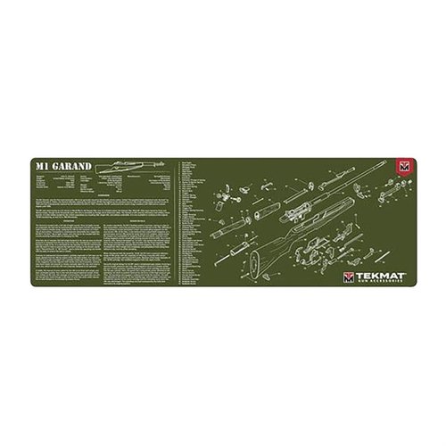 Protege tu arma con el mat TEKMAT, con un diseño antideslizante y un diagrama detallado, fácil de limpiar y evita que productos químicos dañen tu mesa.