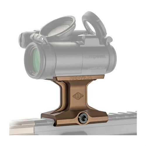 El Aimpoint Micro DOT Mount™ de Reptilia es ligero, de bajo perfil y fácil de instalar, compatible con varias ópticas red dot y fabricado en EE. UU.