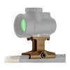 El montaje 1.93" DOT Mount™ de Reptilia es ligero, de bajo perfil y fácil de instalar, fabricado en EE. UU. con garantía de por vida contra defectos.