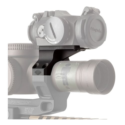 El ROF-90 permite montar un AIMPOINT® Micro a 90º, facilitando el uso rápido para disparos a corta distancia y compatible con varias ópticas.