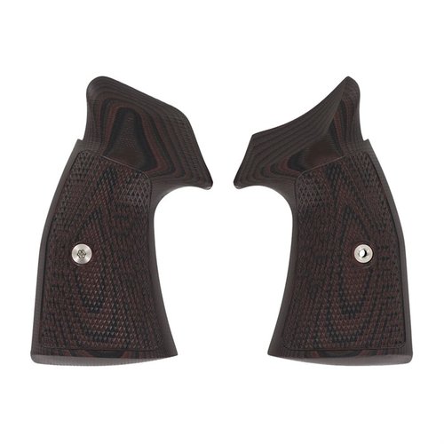 Los grips Tactical Diamonds de VZ GRIPS ofrecen una textura agresiva y muy adherente en G10, ideales para portar, táctico o competiciones. Incluye tornillo T-15.