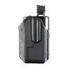 La funda Blackhawk Omnivore es ultra versátil, acepta más de 150 pistolas semi-automáticas, ofrece retención activa y un rápido acceso con un botón.