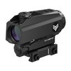 El BLADE 1X25MM es un visor prismático ideal para defensa y policía, con retícula compensadora, tecnología Auto-On y opción de iluminación roja o verde.